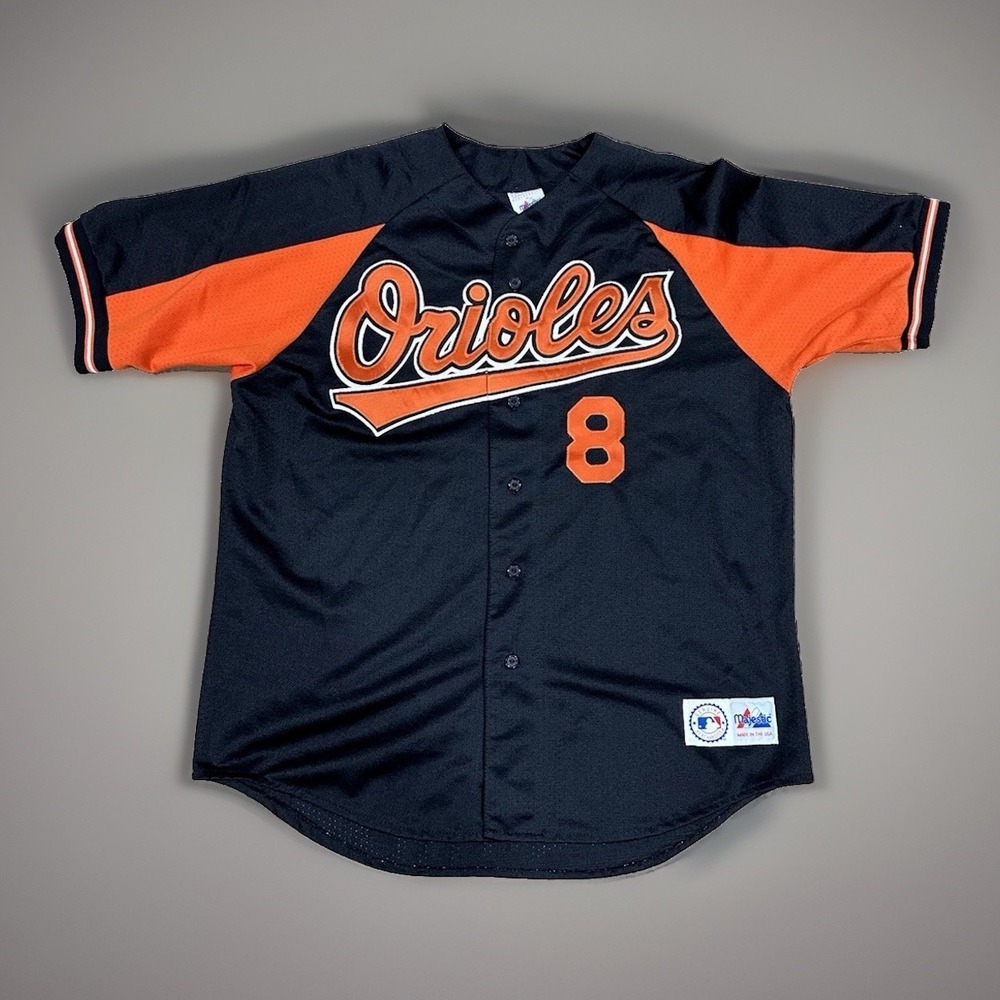 Vintage Majestic‎ Authentic Baltimore Orioles Cal Ripken Jr #8 Jersey Men's XL